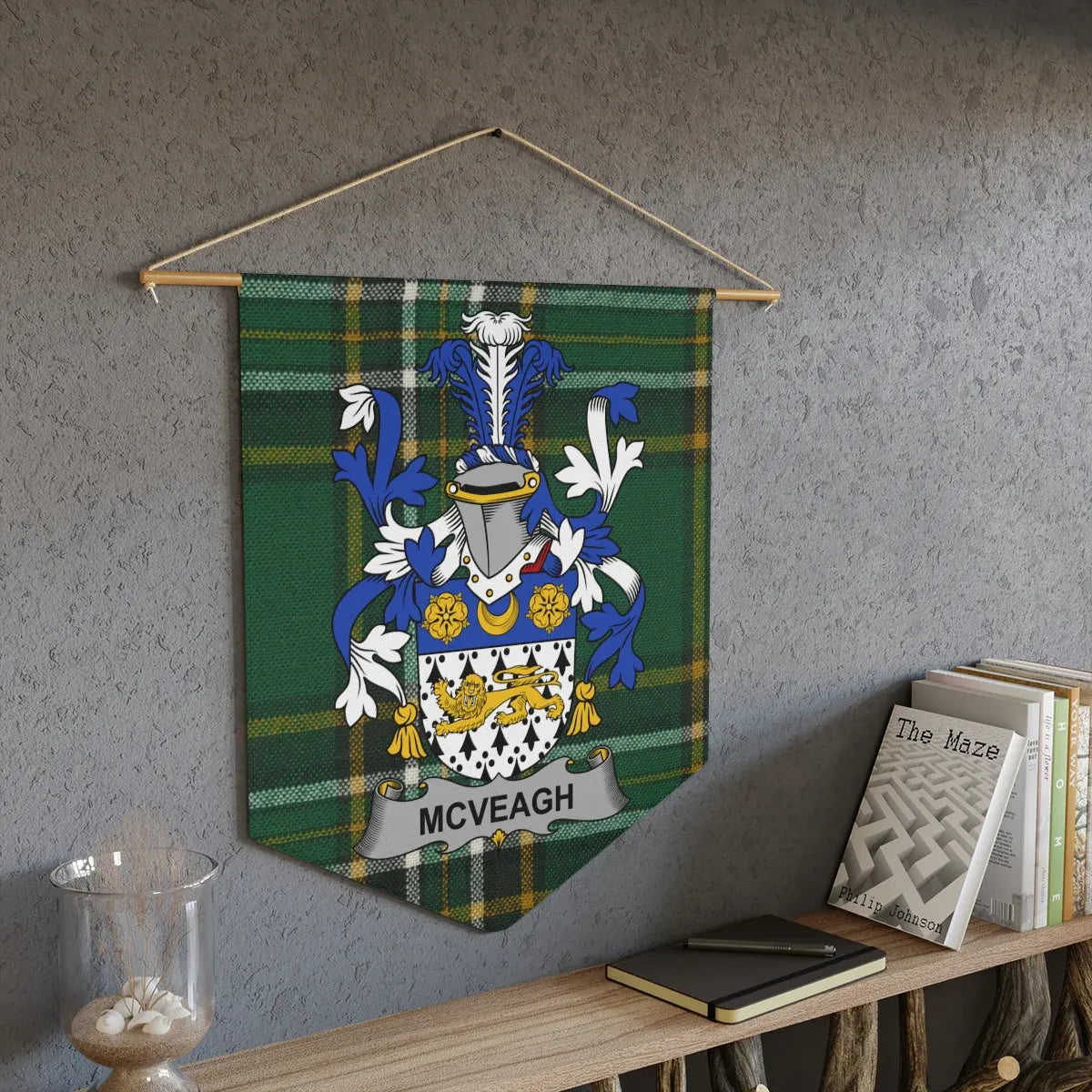 McVeagh Family Crest Wall Hanging Product
