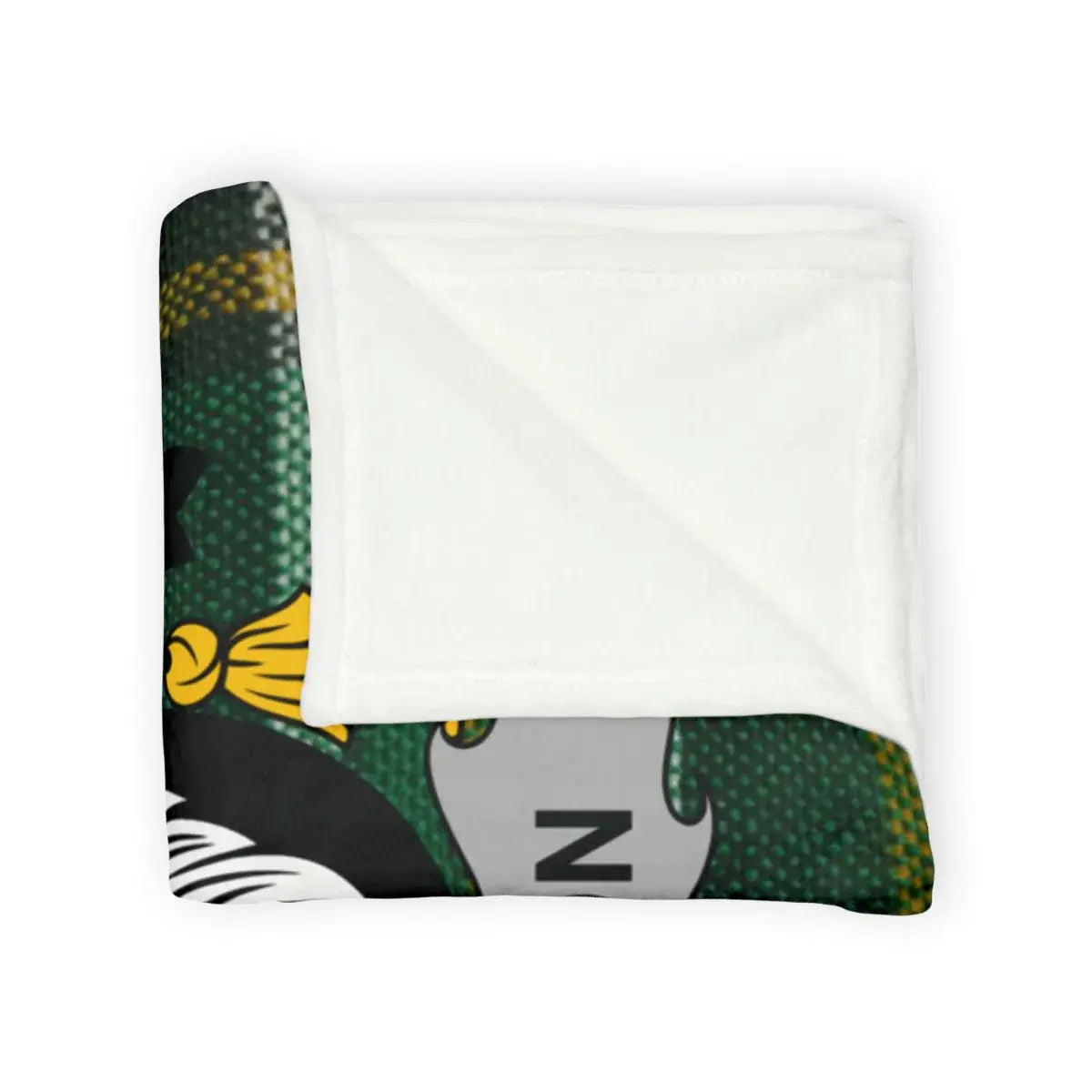 Green and Black Patterned Soft Warm Blanket product