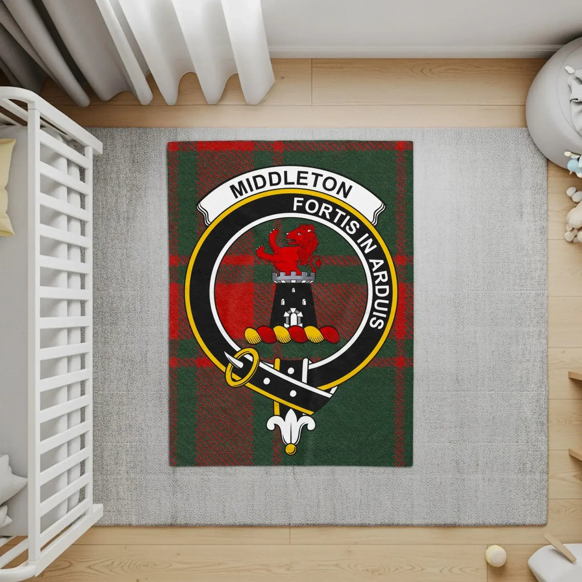 Middleton Fortis In Arduis Printed Area Rug product