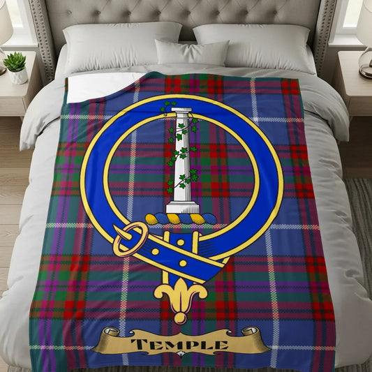 Clan Crest Tartan Personalized Blanket product