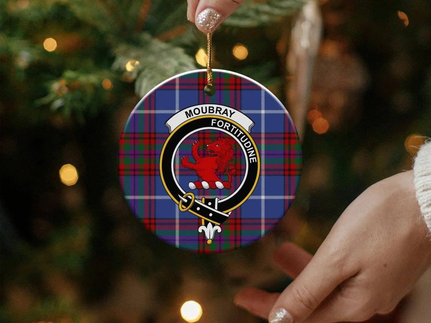 Scottish Plaid Moubray Fortitudine Ornament product