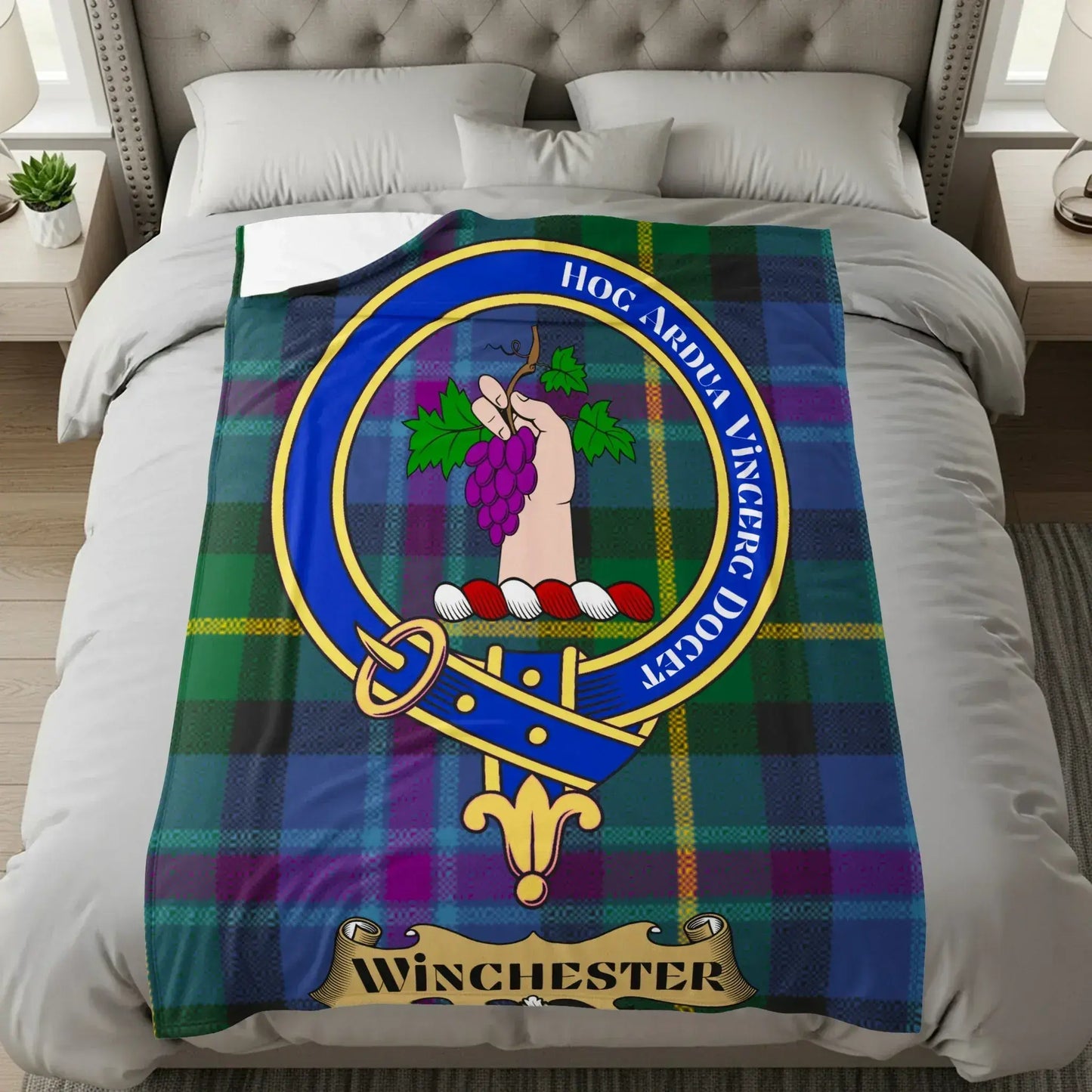 Winchester Hog Aeterno Vincere Tartan Blanket product type