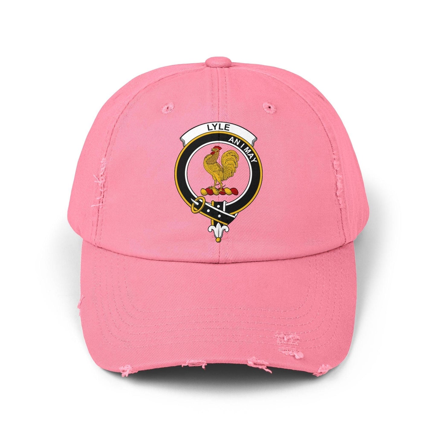 Lyle Clan Crest Heritage Distressed Baseball Cap - Celtic Ancestry Gifts