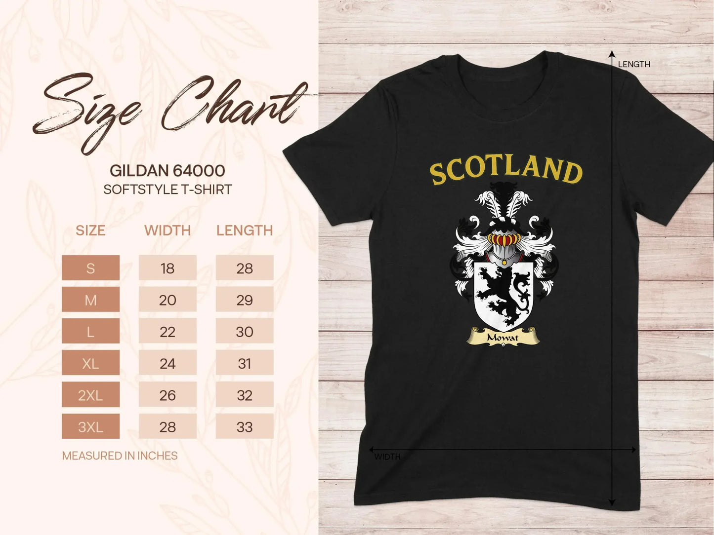 Scotland Crest and Lion Emblem Softstyle T-Shirt product