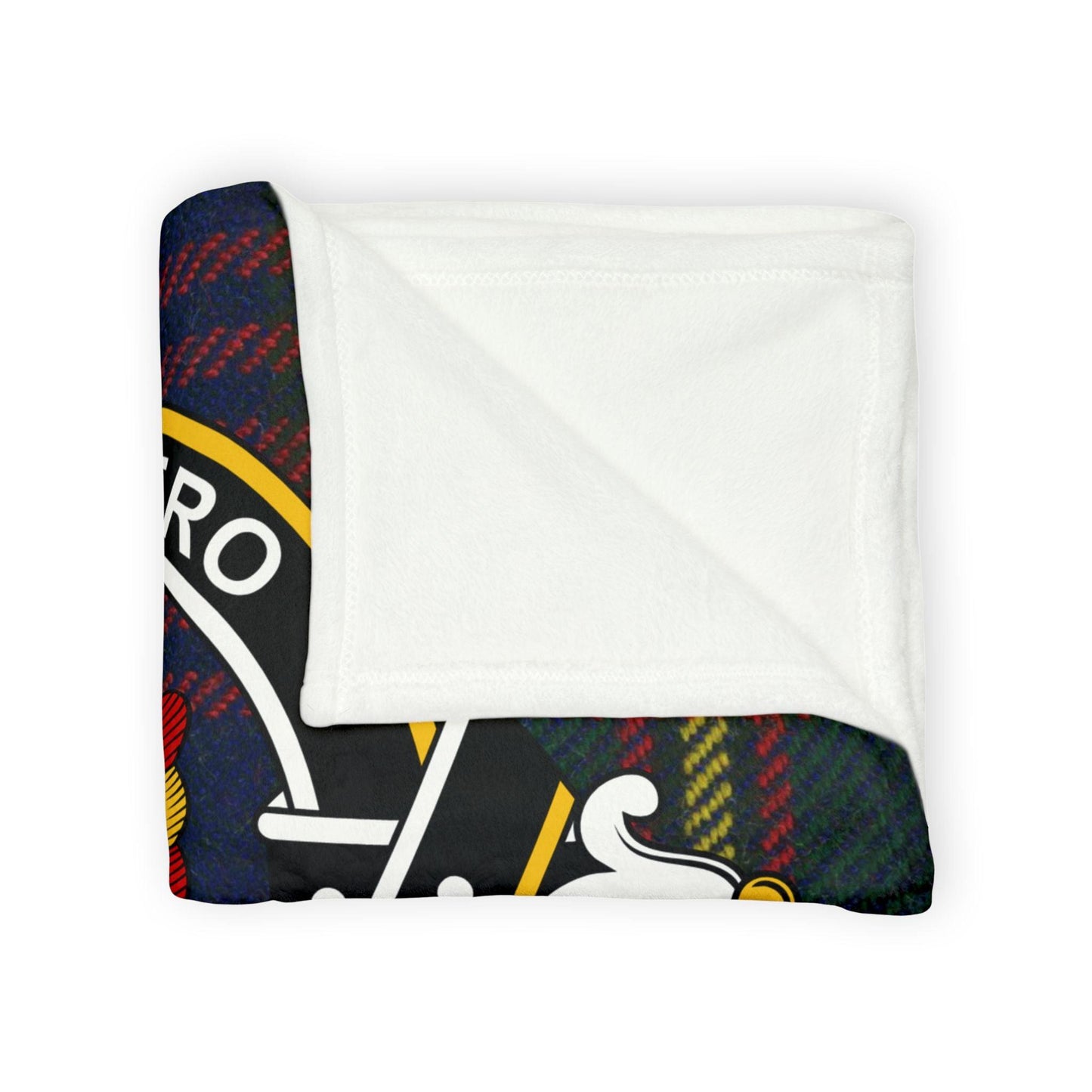 MacLennan Clan Tartan Blanket – Scottish Crest Throw, Soft & Cozy
