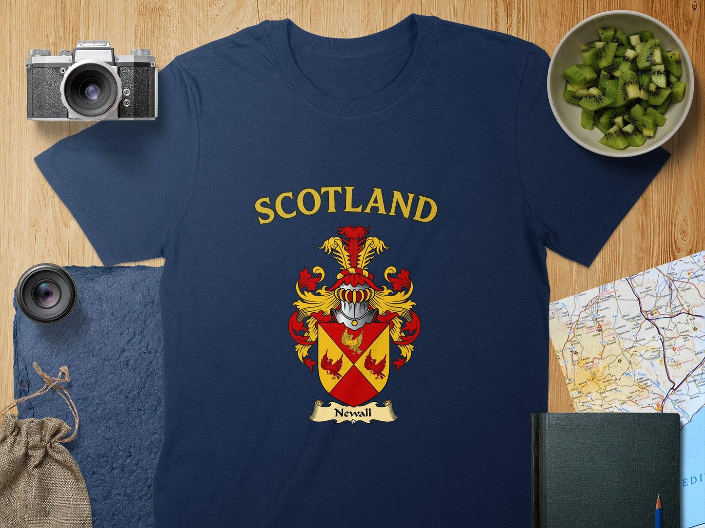 Newall Clan Family Crest Scotland T-Shirt - Celtic Ancestry Gifts