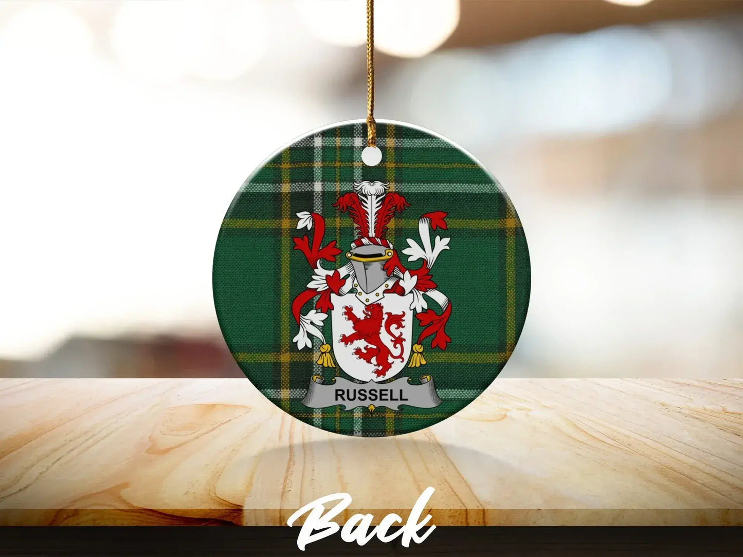 Customizable Family Crest Ornament product