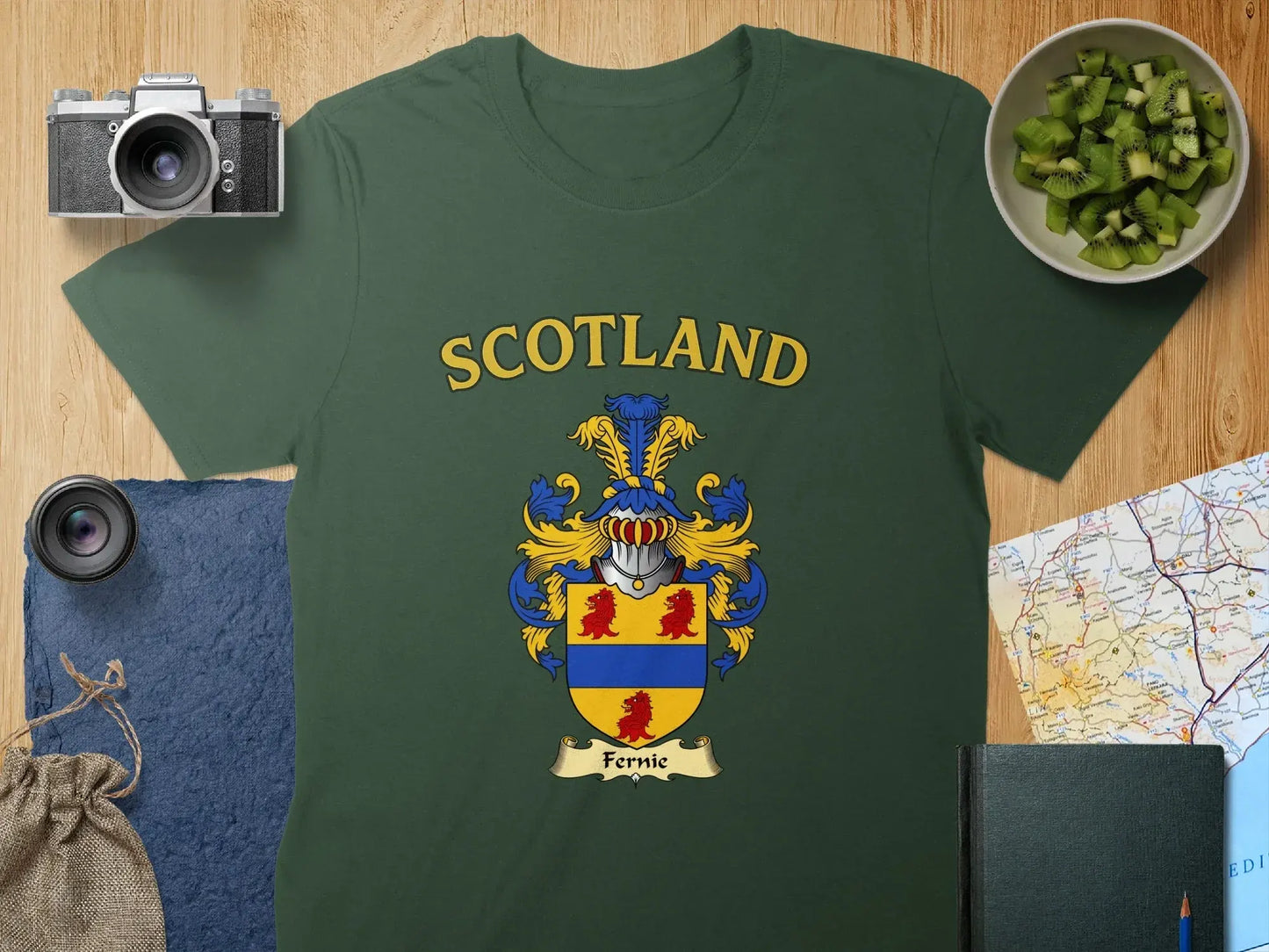 Scotland Ferrie Family Crest Graphic T-Shirt product type