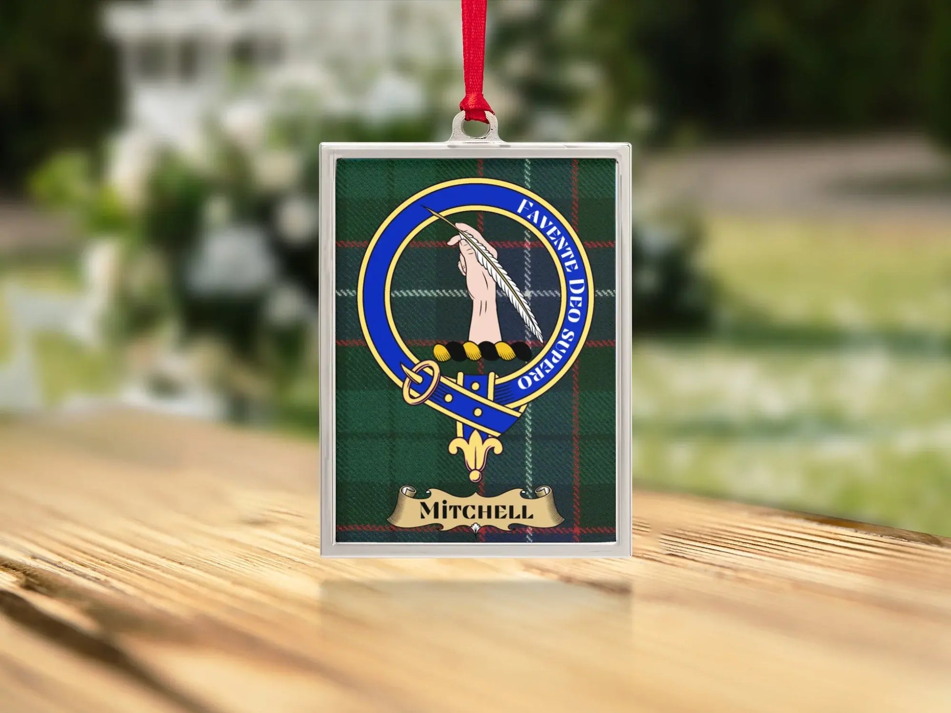 Personalized Family Crest Clan Mitchel Ornament product