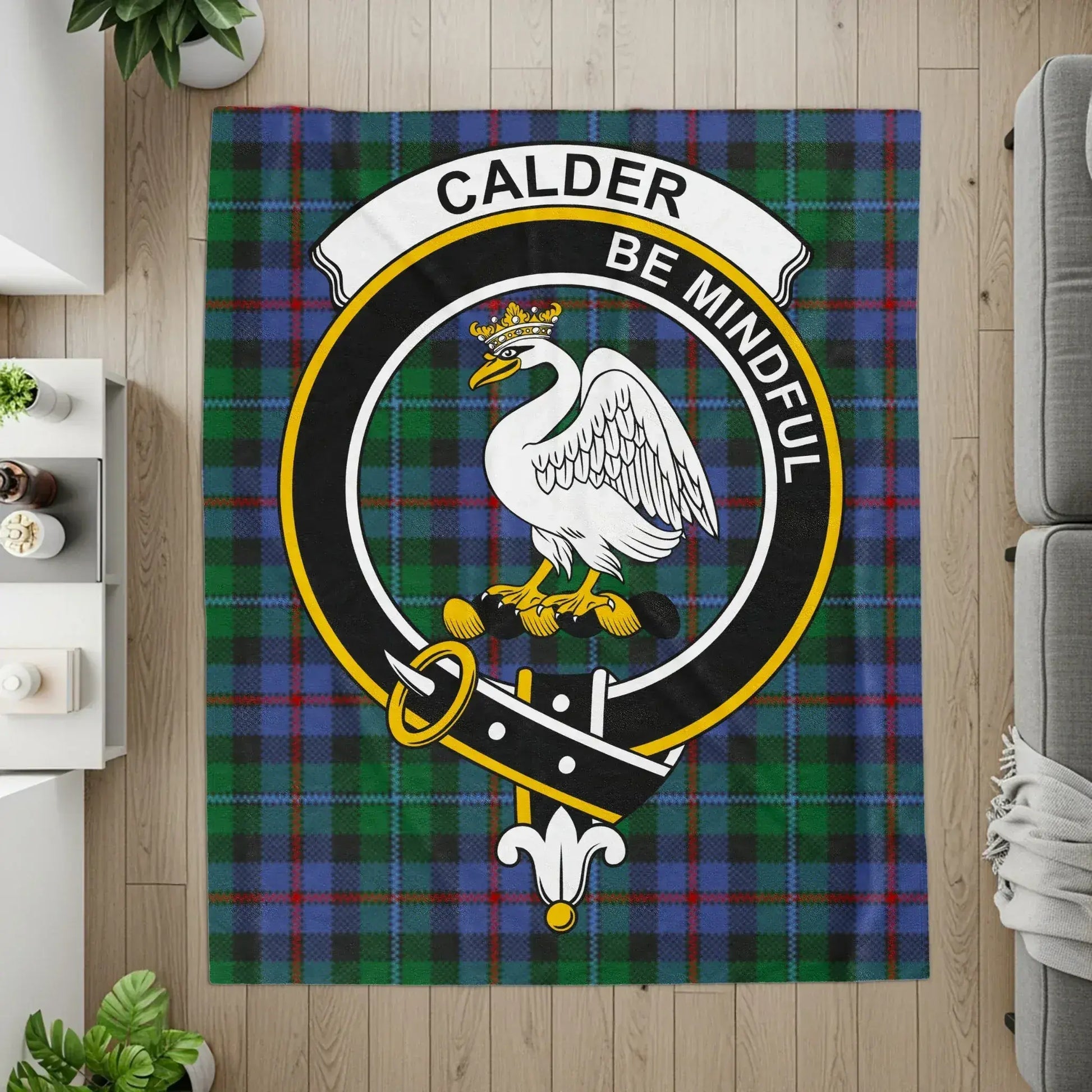 Calder Be Mindful Tartan Rug Design product