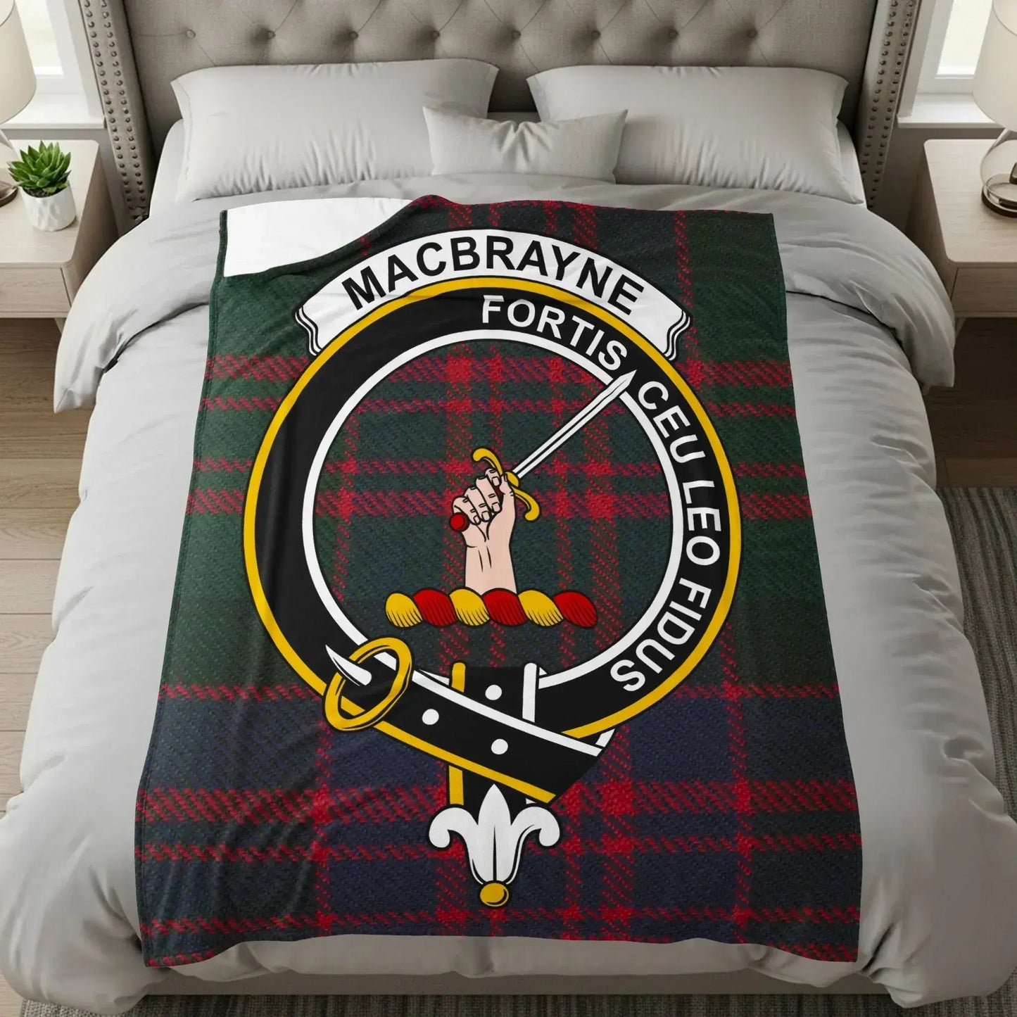Macbrayne Fortis Ciu Leo Fidus Plaid Blanket product type