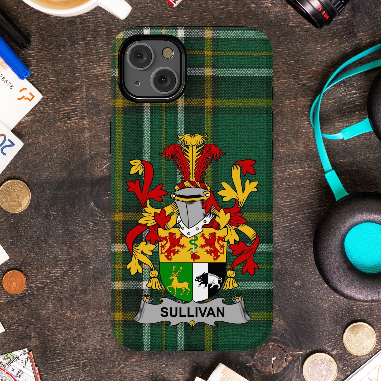 Custom Sullivan Coat of Arms iPhone Case Product