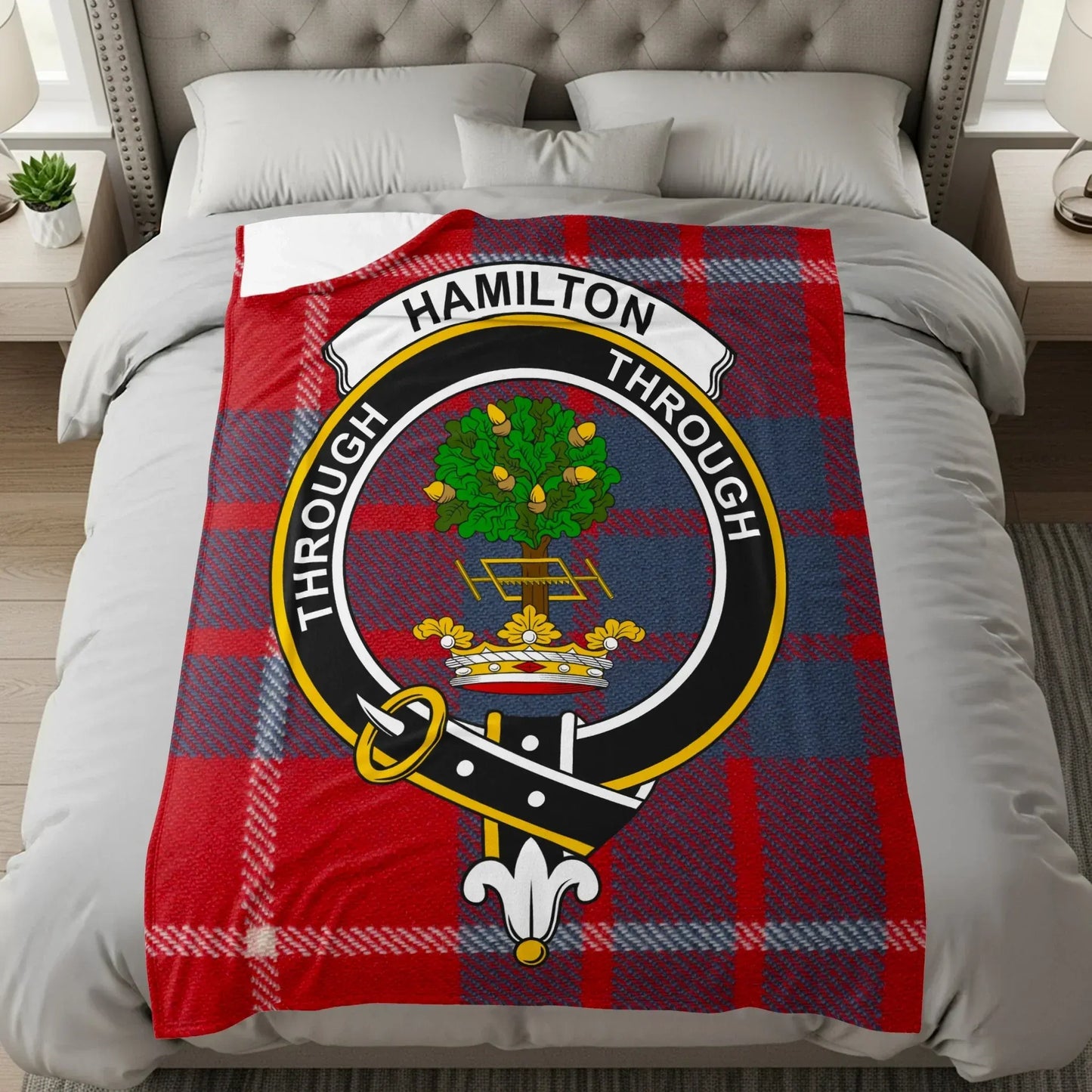 Hamilton Through Crest Plaid Bedding Blanket product