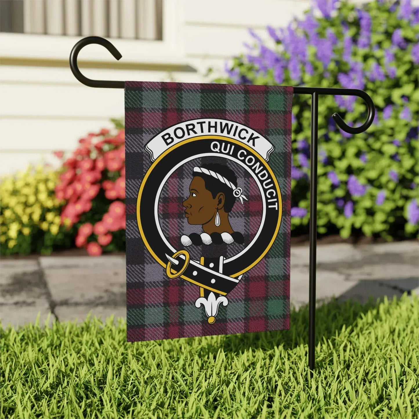 Borthwick Qui Conducit Plaid Yard Flag product