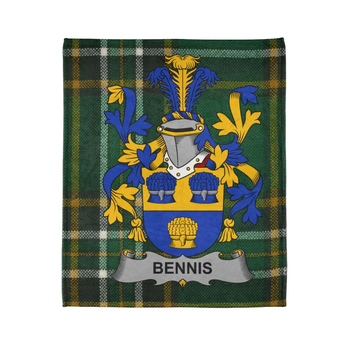 Bennis Family Crest Plaid Blanket product