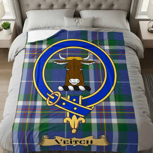 Veitch Clan Tartan Crested Luxury Bedding product