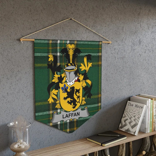 Laffan Family Crest Wall Hanging Heraldic Tapestry product
