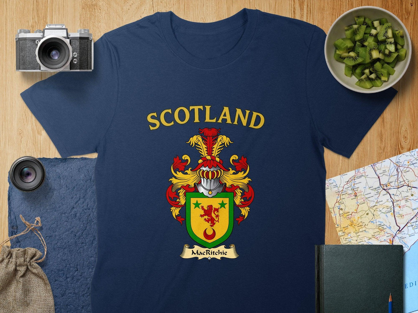 Scotland MacRitchie Heraldic Crest T-shirt product
