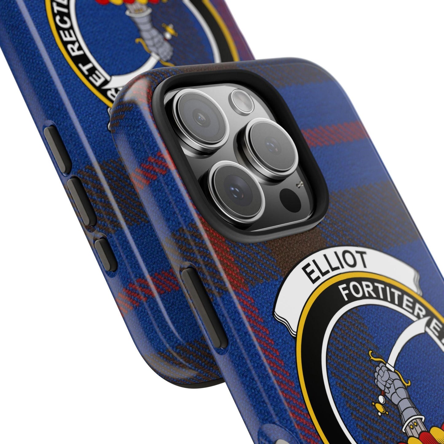 Elliot Clan Scottish Crest Tartan Cell Phone Case