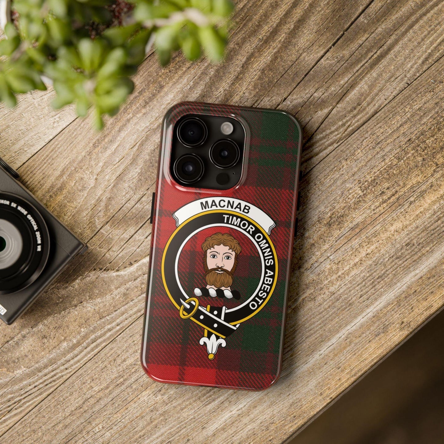 Macnab Clan Tartan Design Cell Phone Case - Celtic Ancestry Gifts