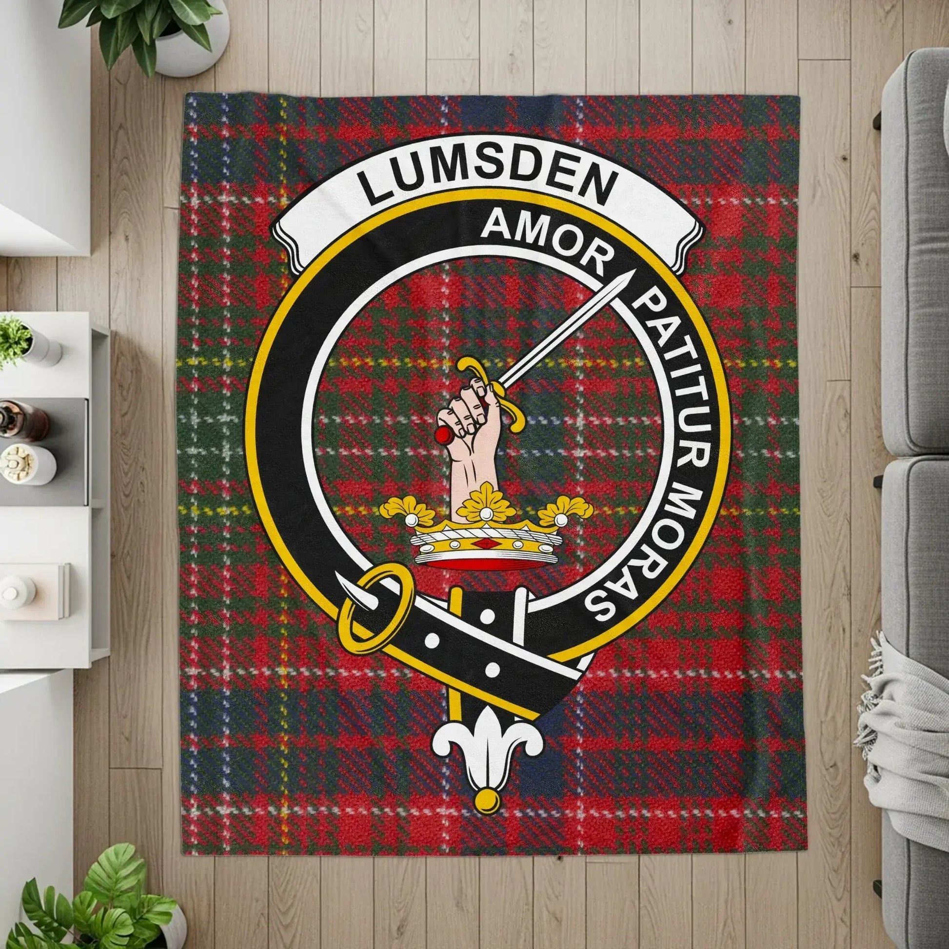 Lumsden Amor Pattitur Moras Tartan Blanket product type