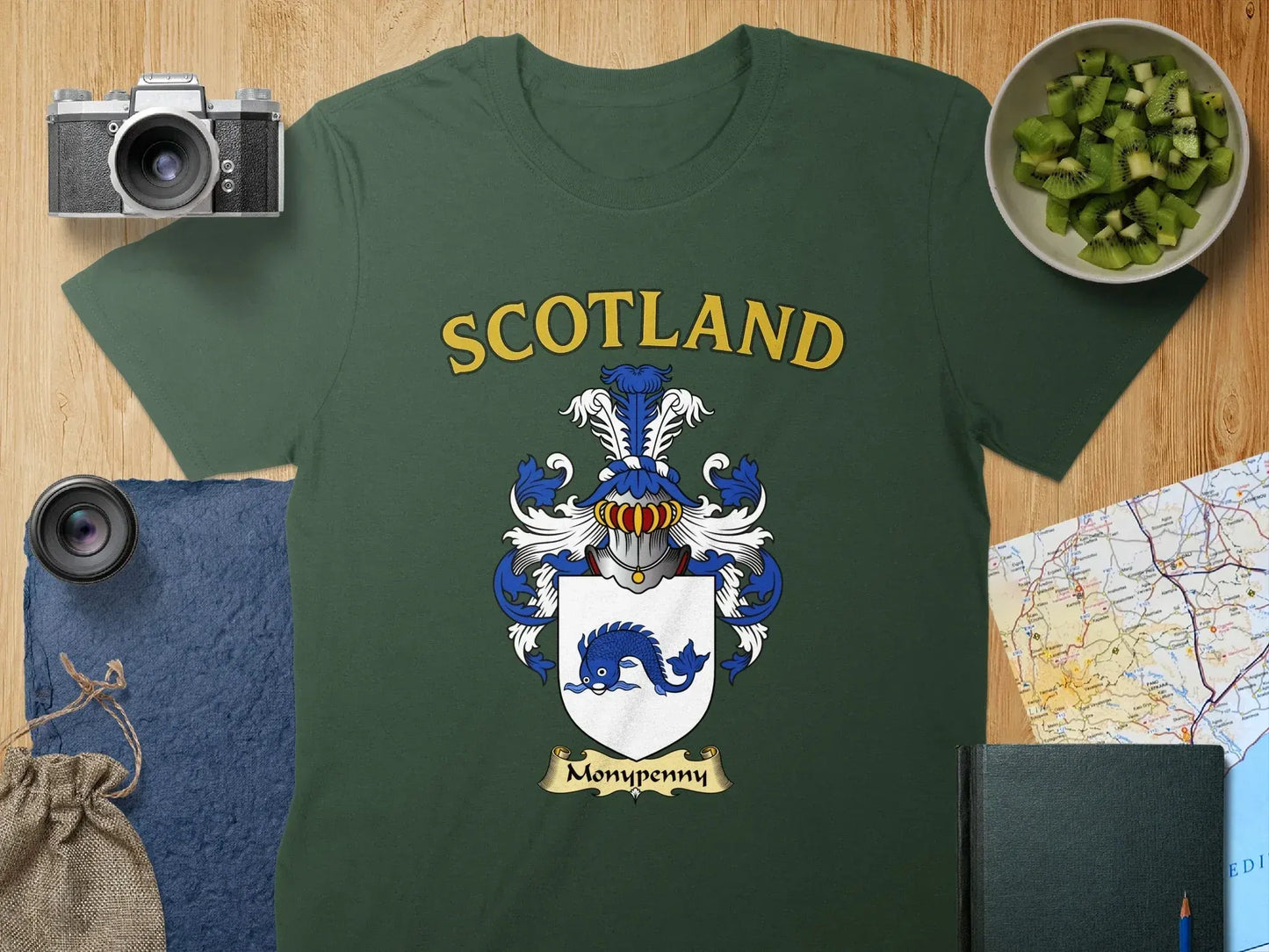 Scotland Family Crest Graphic Print T-Shirt product