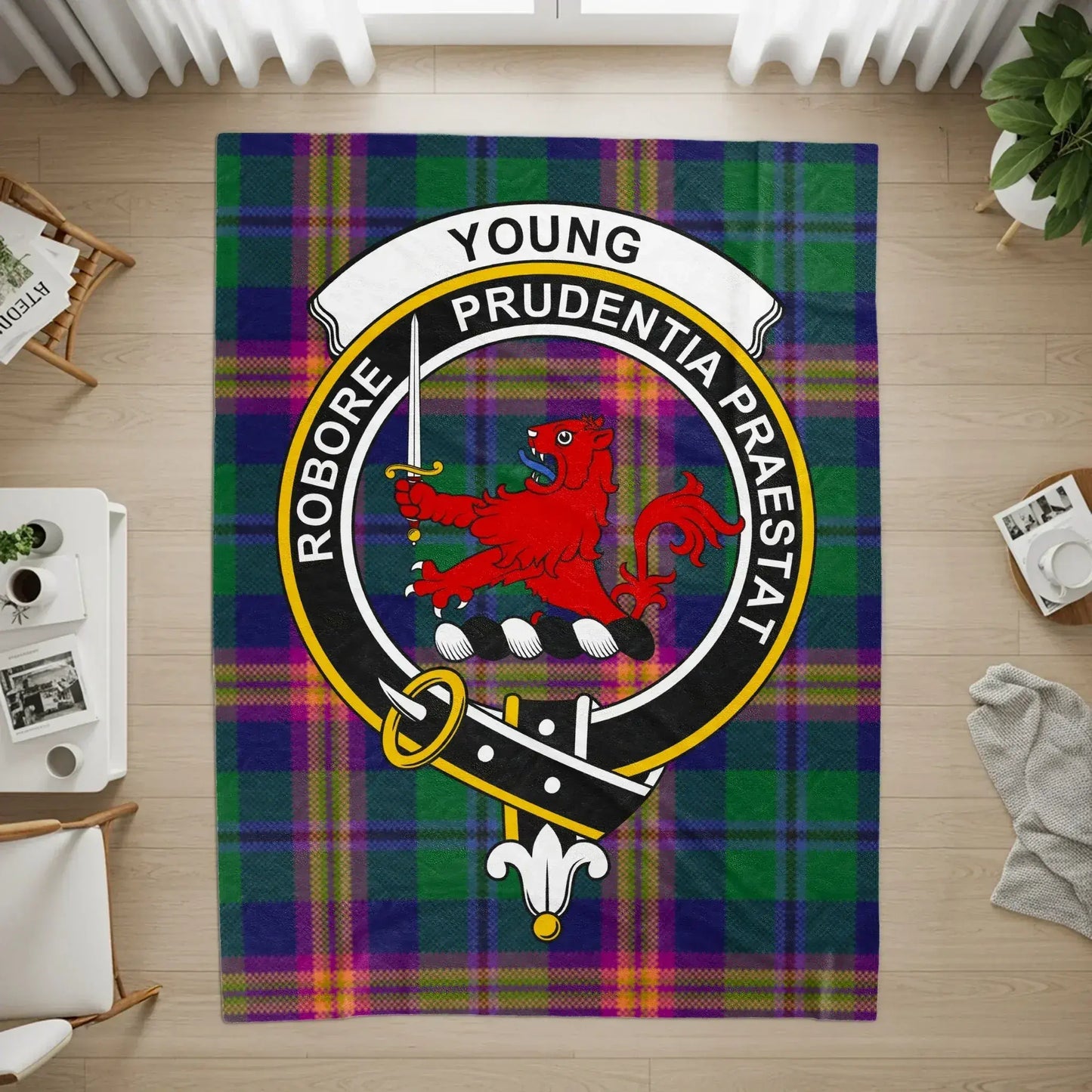 Scottish Clan Crest Tartan Plaid Home Decor product type