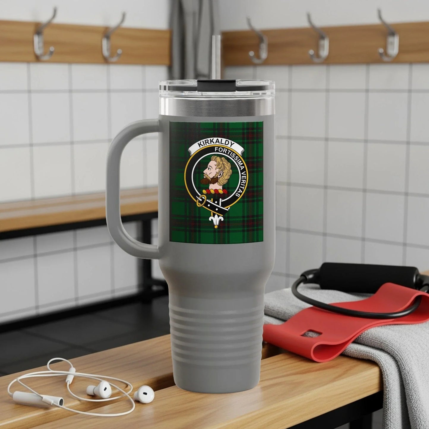 Kirkcaldy Fortifier Emblem Printed Travel Mug product