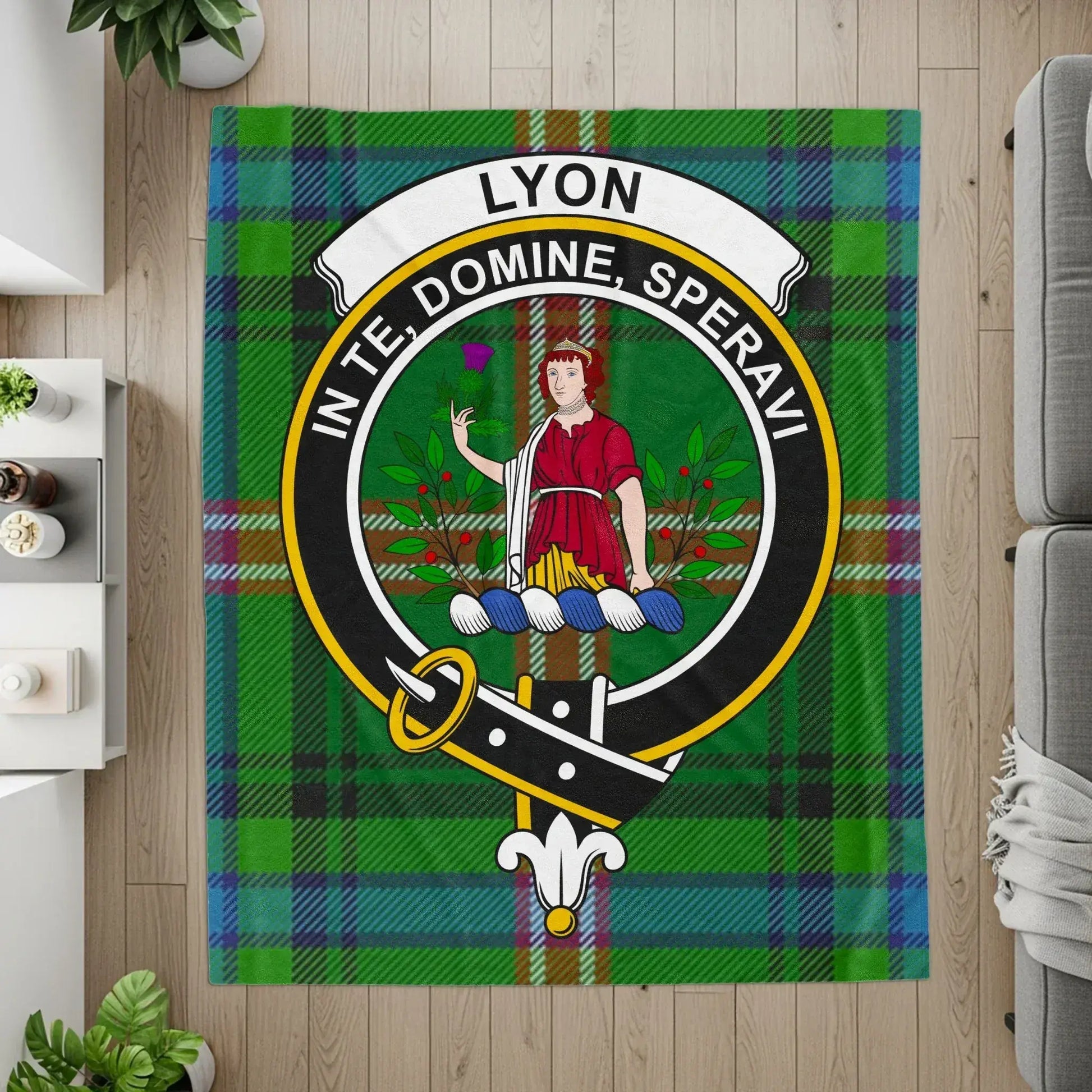 Lyon Crest Design Decorative Living Room Rug product