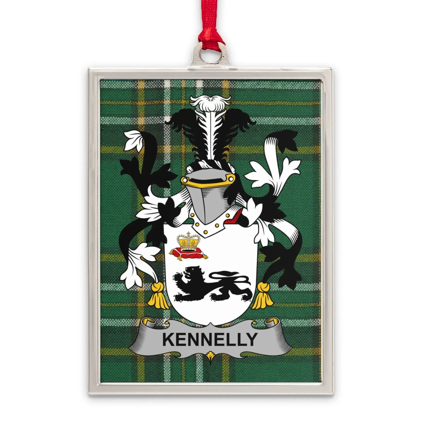 Kennelly Family Crest Plaid Pattern Christmas product