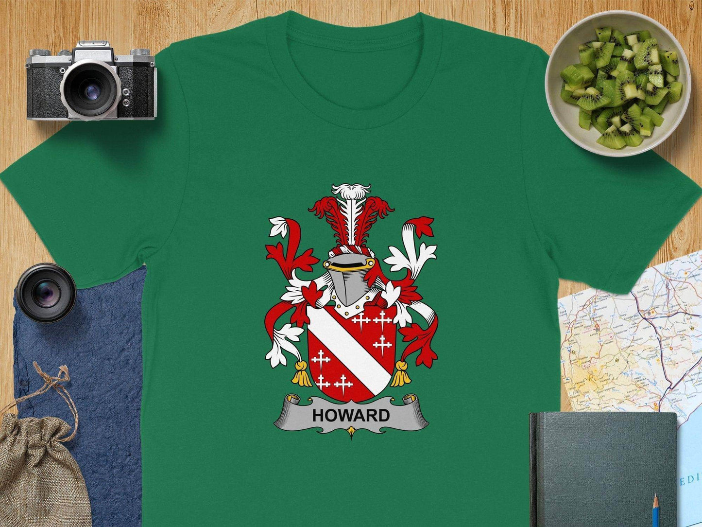 Vintage Heraldic Howard Family Crest T-shirt product