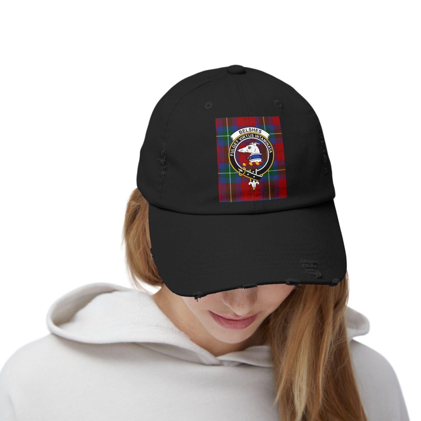Belshe Clan Crest Scottish Baseball Cap - Celtic Ancestry Gifts
