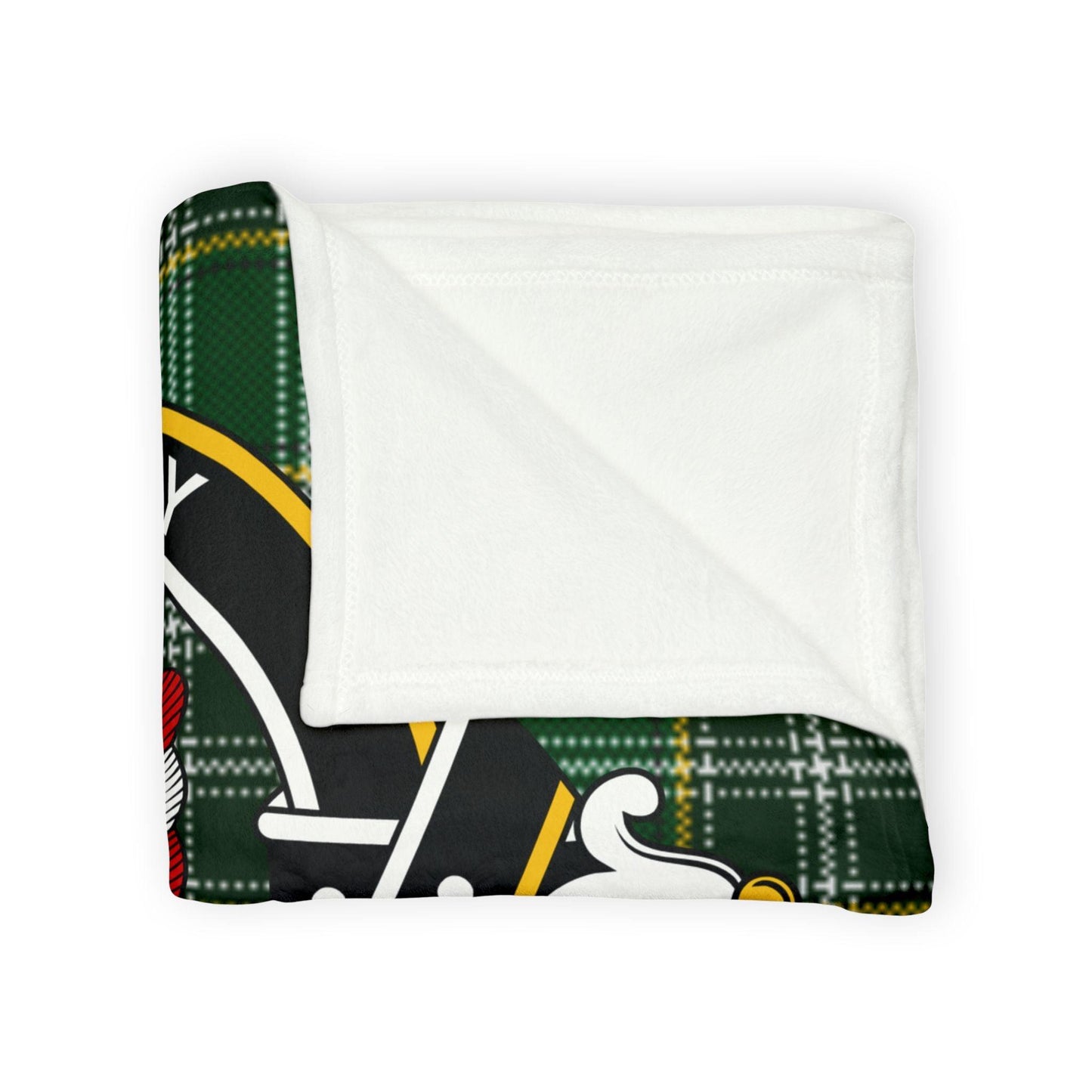 Currie Clan Crest Scottish Tartan Blanket