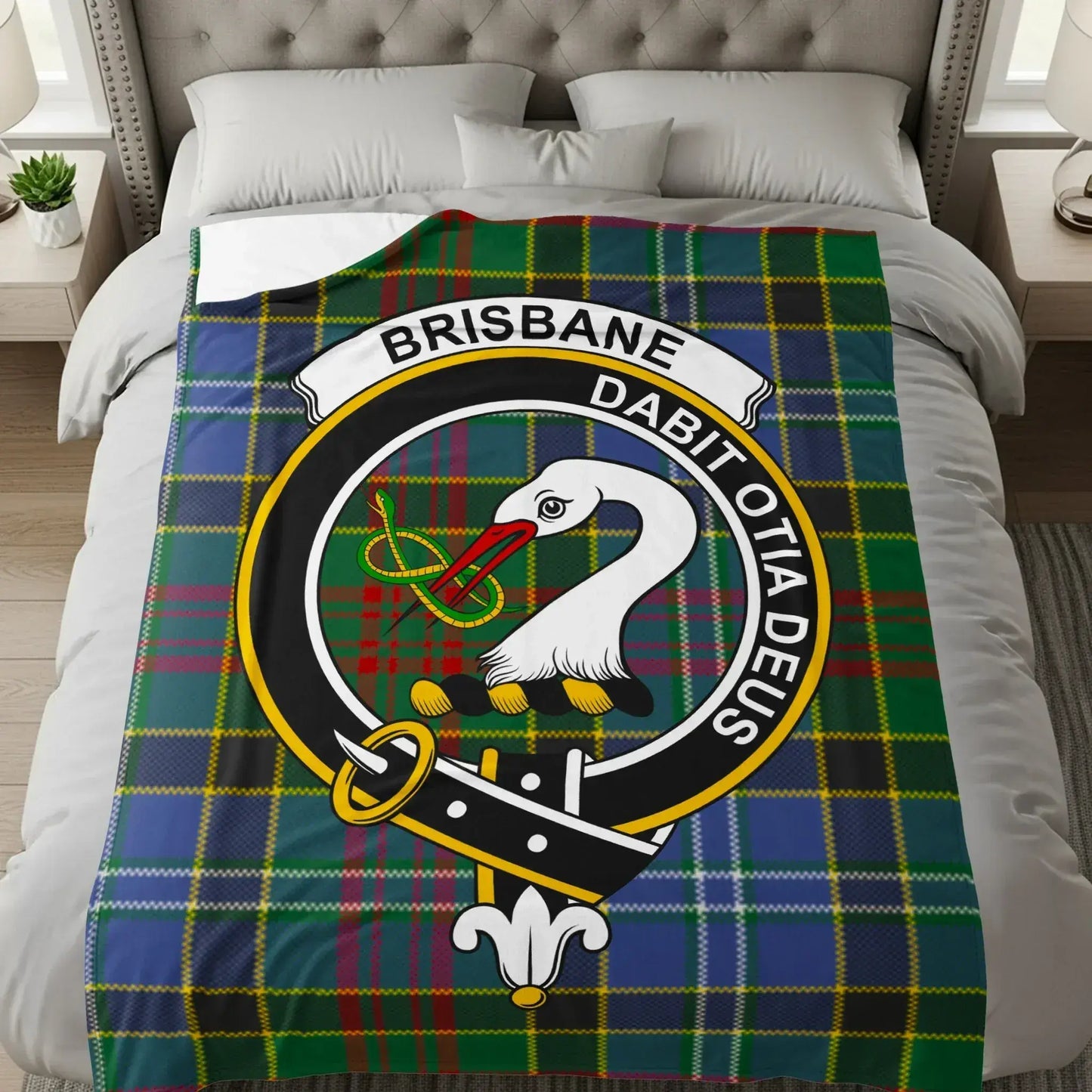 Brisbane Dabit Ota Deus Coat of Arms Blanket product