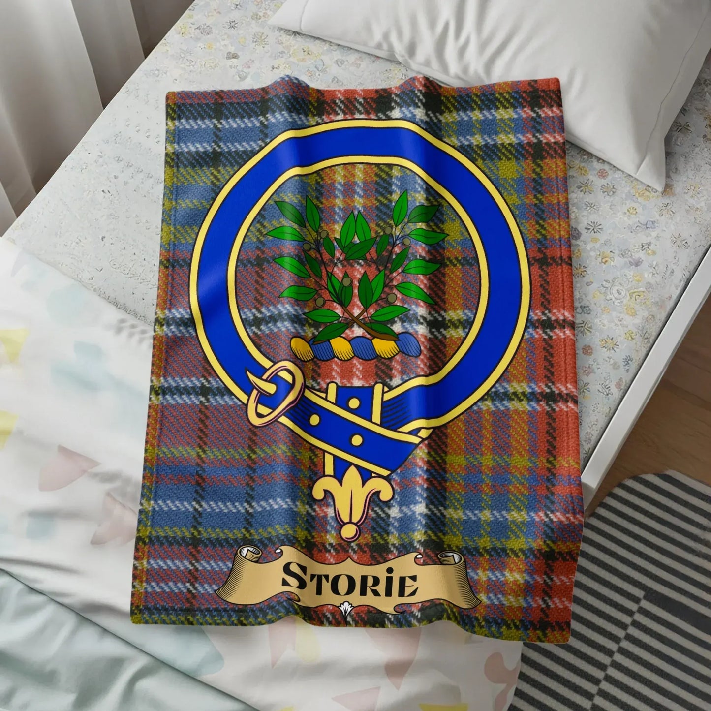 Storie Scottish Tartan Pattern Oversized Blanket product