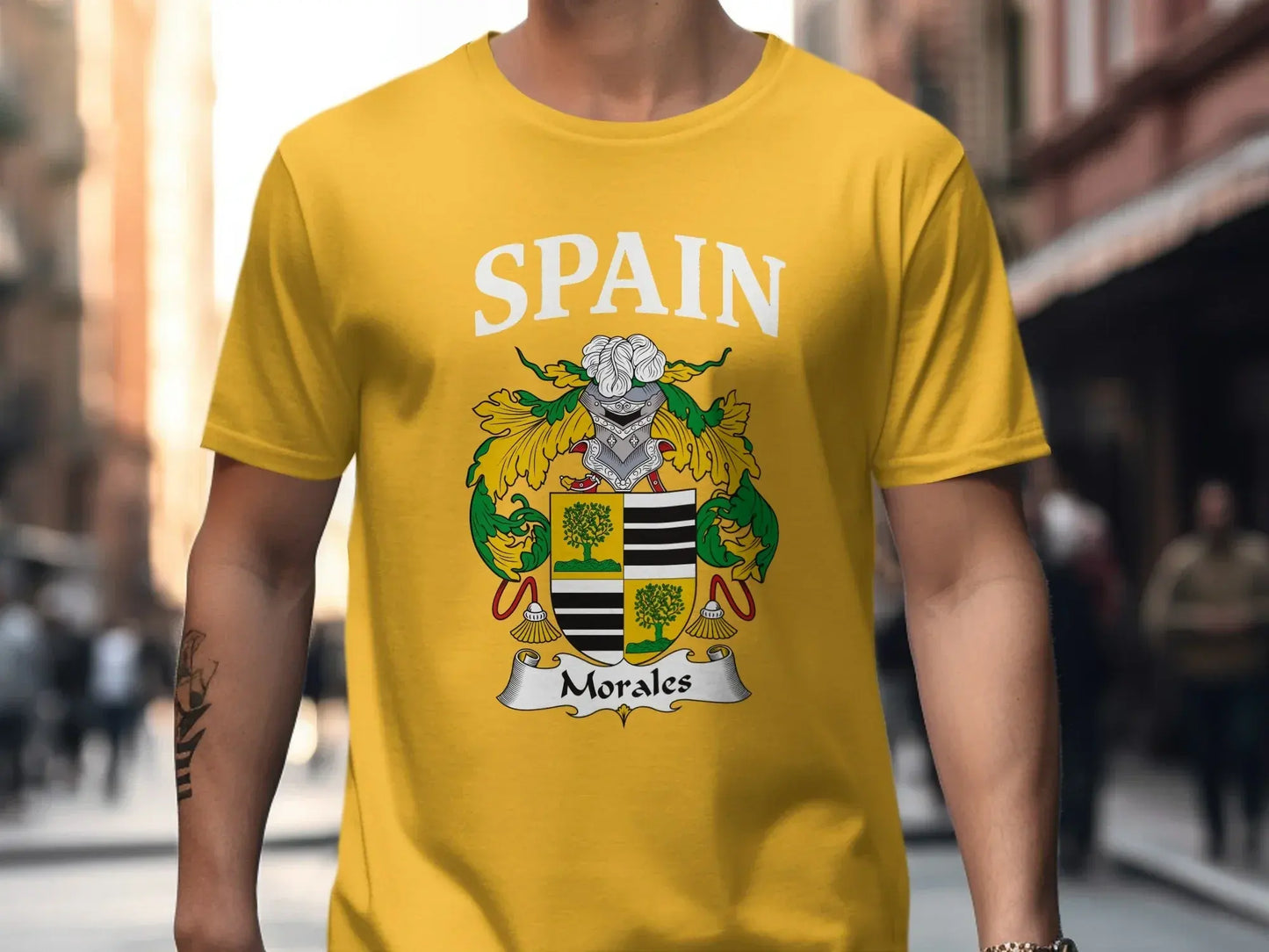 Spain Morales Customizable Heraldic T-shirt product