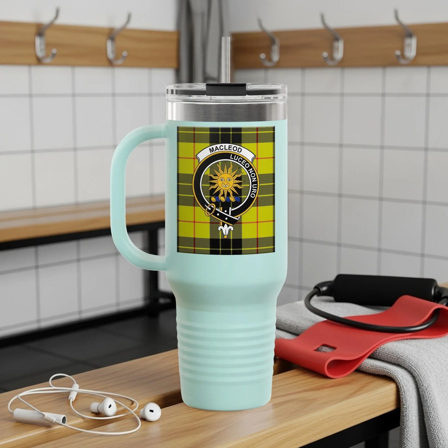 Macleod Large Tartan Design Insulated Mug product