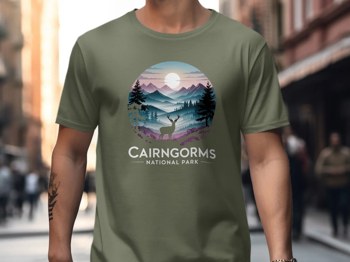 Cairngorms National Park Scenic Design T-shirt product