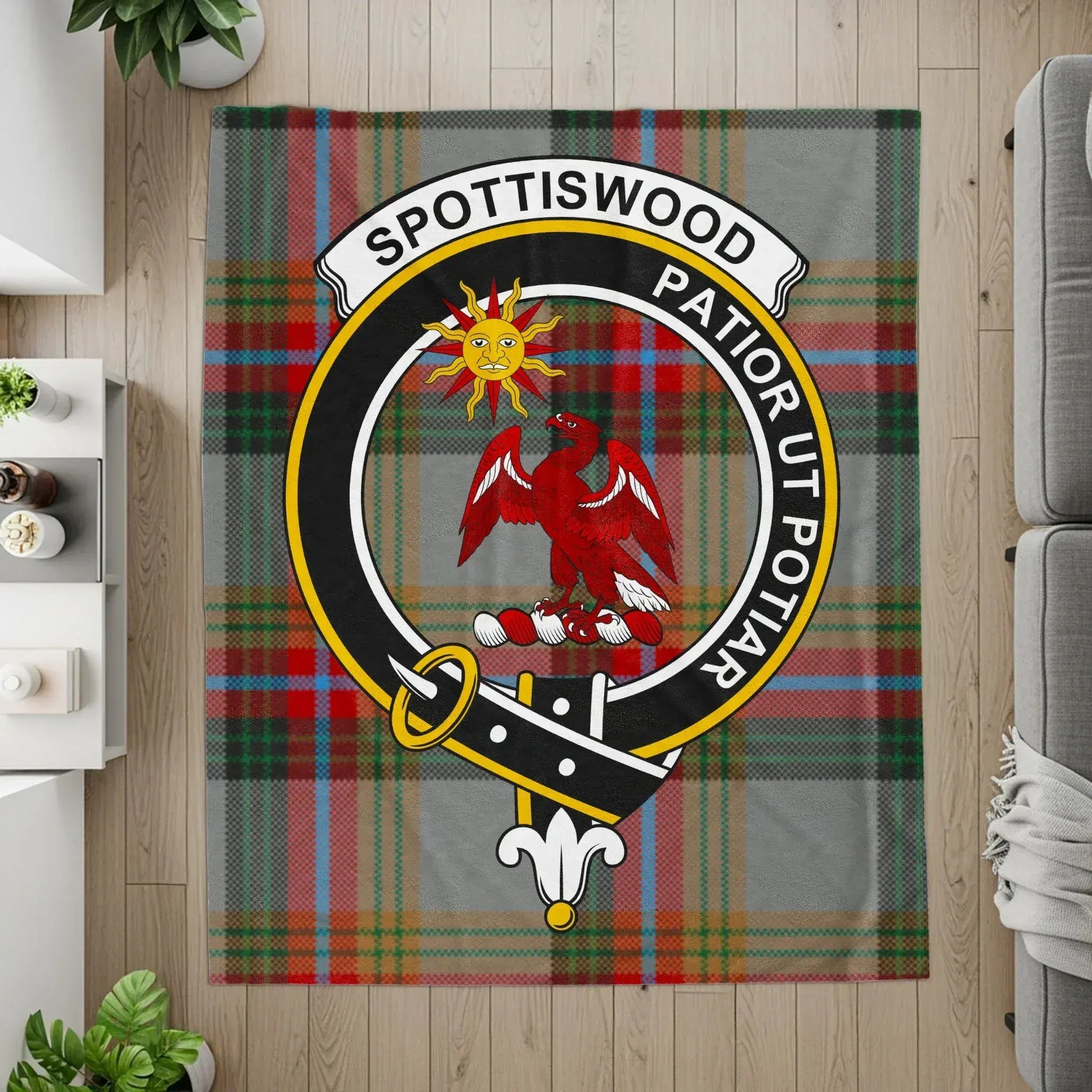 Spottiswood Patiar Ut Potiar Tartan Blanket product