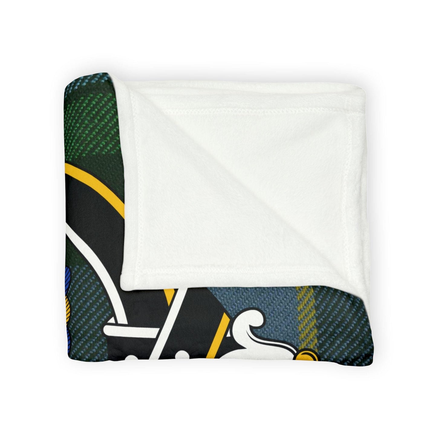 Hope Clan Tartan Blanket – Scottish Crest Throw, Soft & Cozy