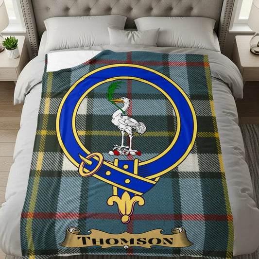 Clan Crest Emblem Tartan Pattern Personalized Blanket product