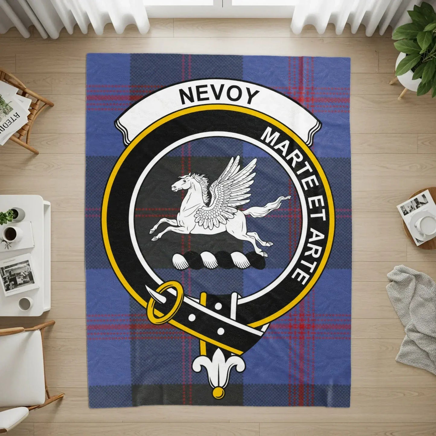Nevoy Marte Et Arte Tartan Emblem Rug product