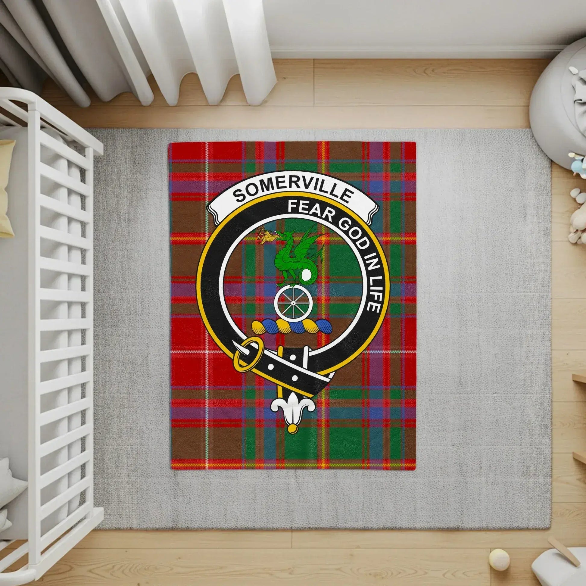 Somerville Fear God in Life Clan Tartan product type