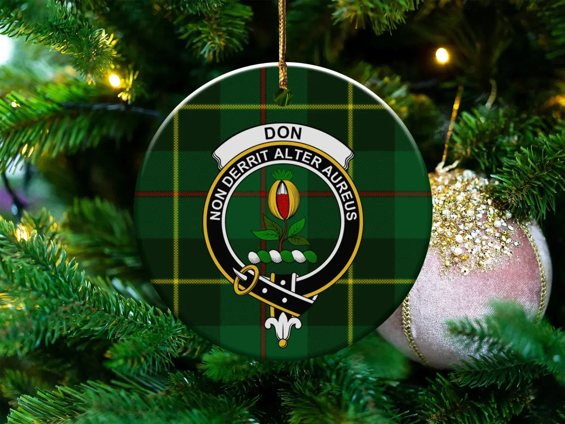 Personalized Clan Crest Christmas Tree Decor product type