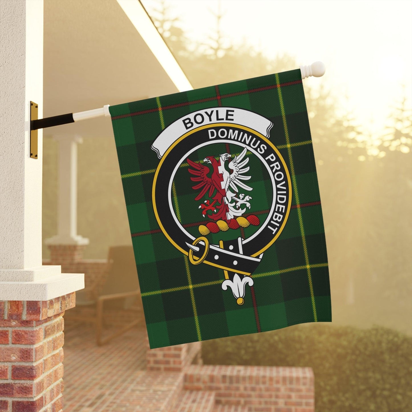 Boyle Clan Scottish Tartan Garden Flag