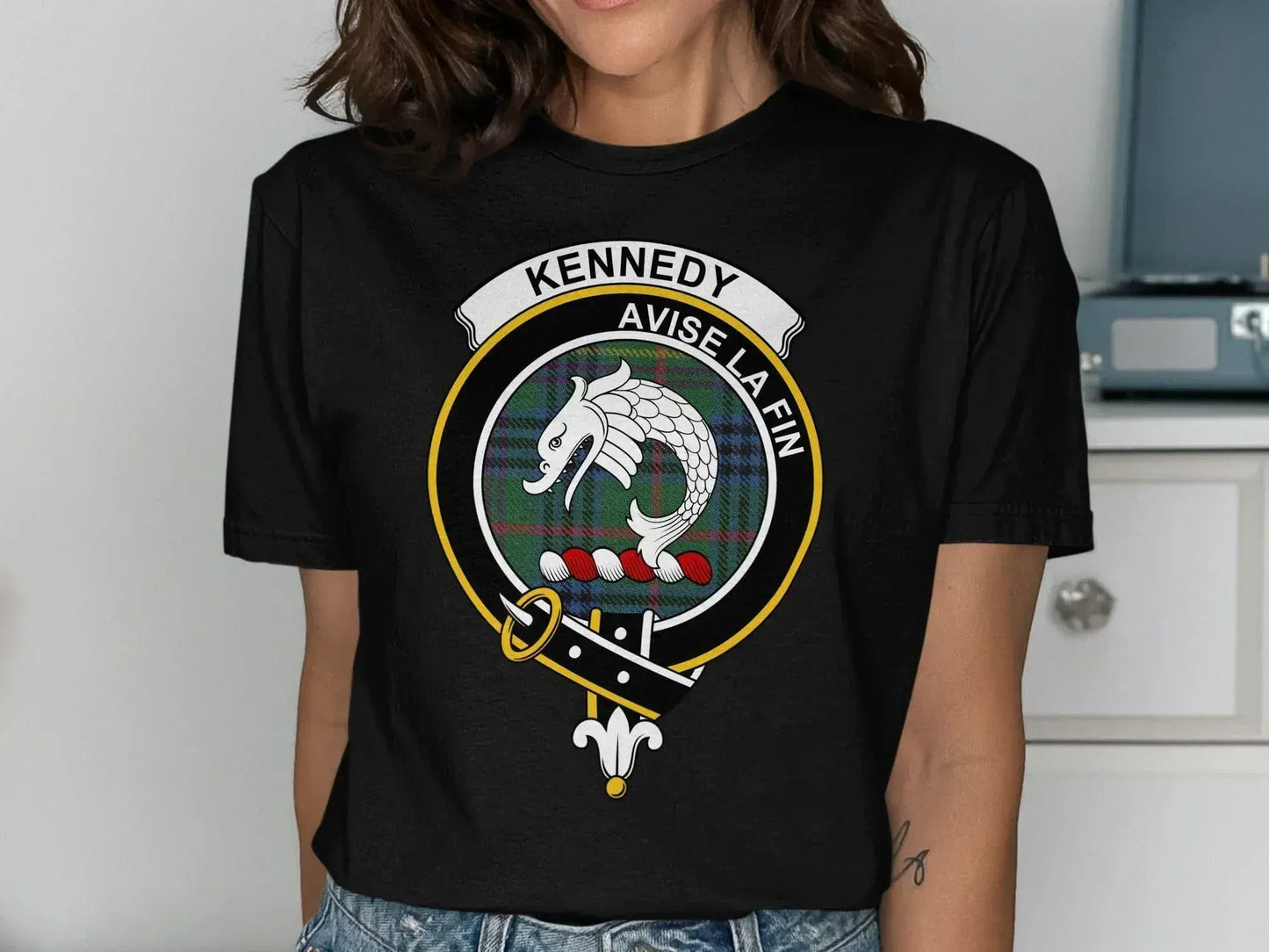 Kennedy Avise La Fin Dragon Emblem Black T-Shirt product