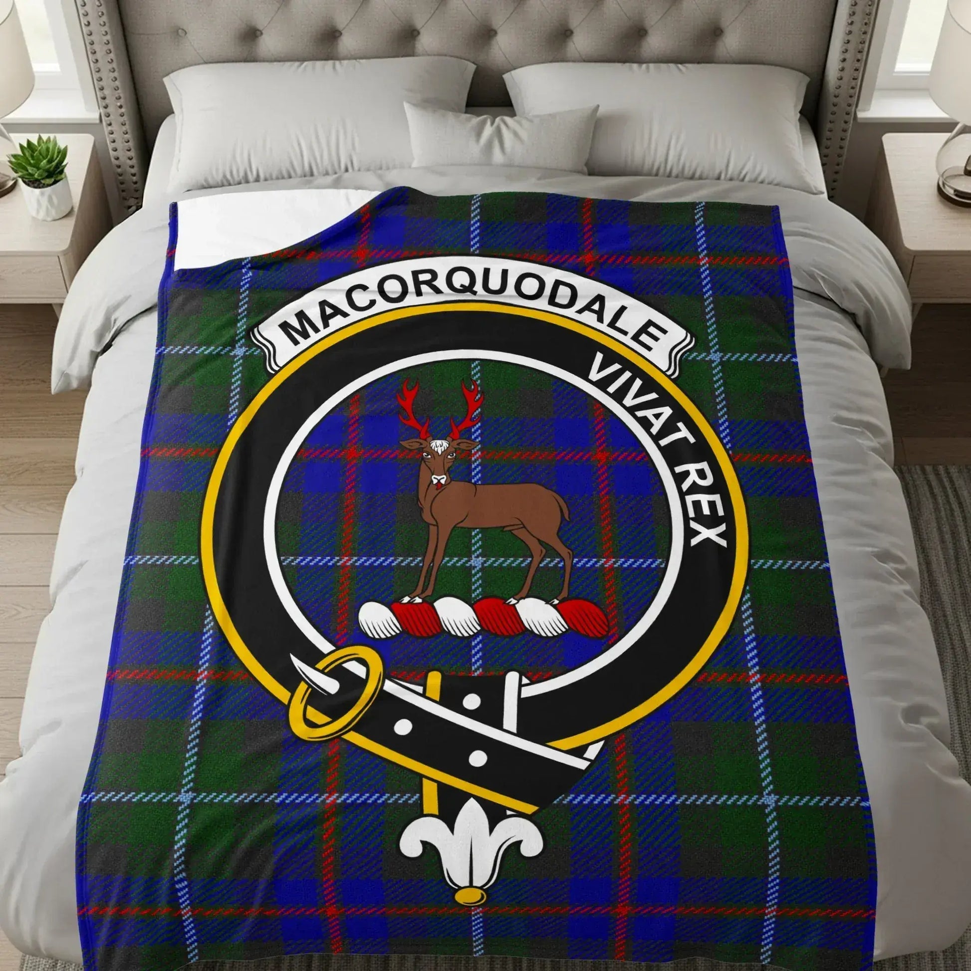 Macorquodale Vivat Rex Tartan Blanket product