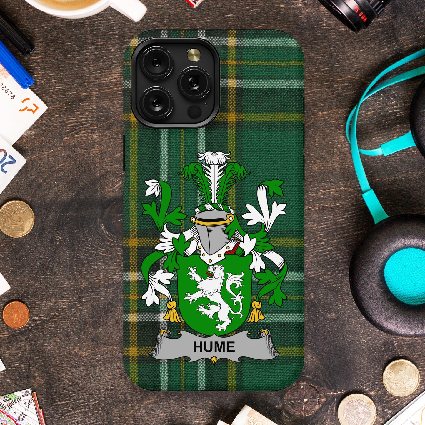Green Personalized Family Crest Phone Case product