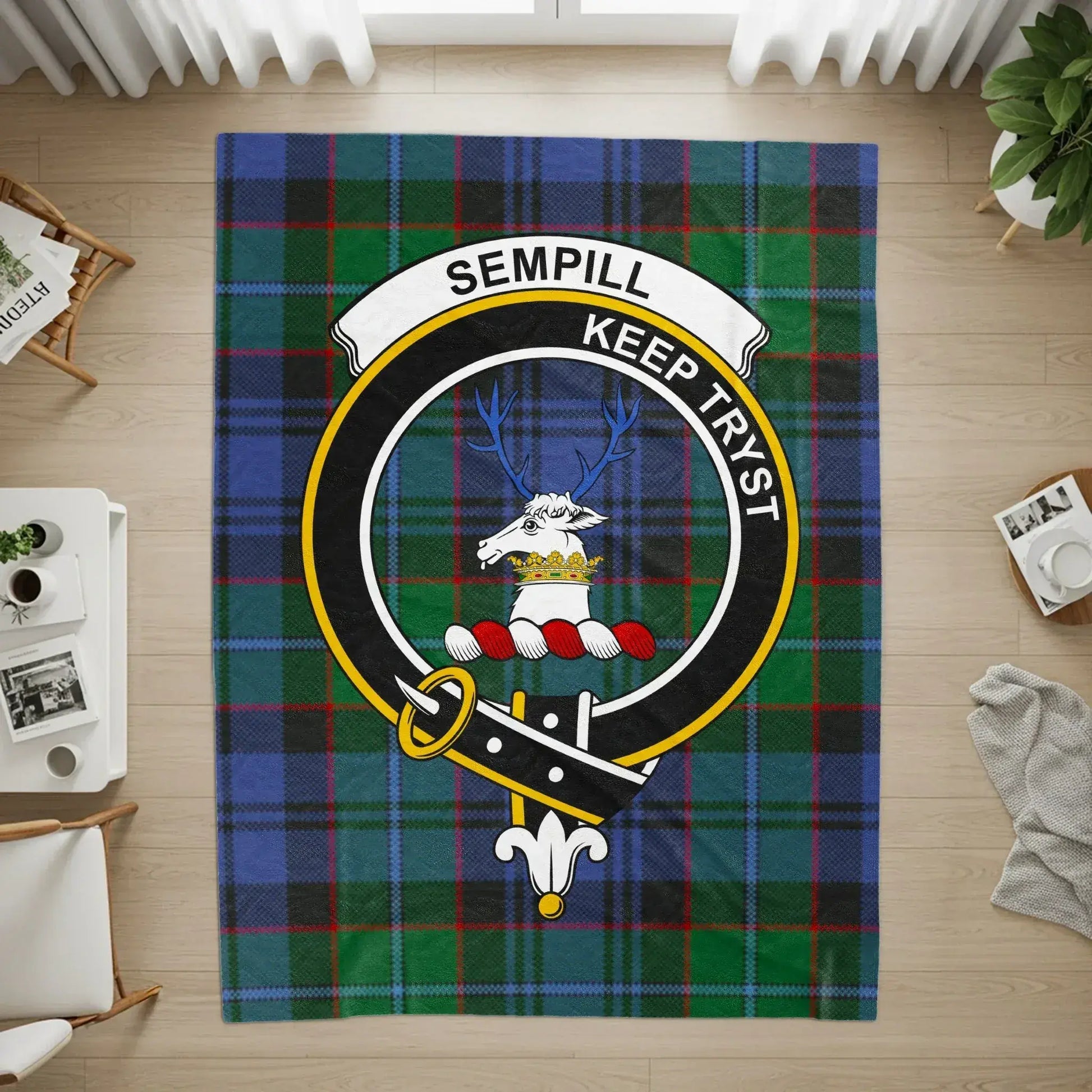 Sempill Keep Tryst Tartan Plaid Design Rug product