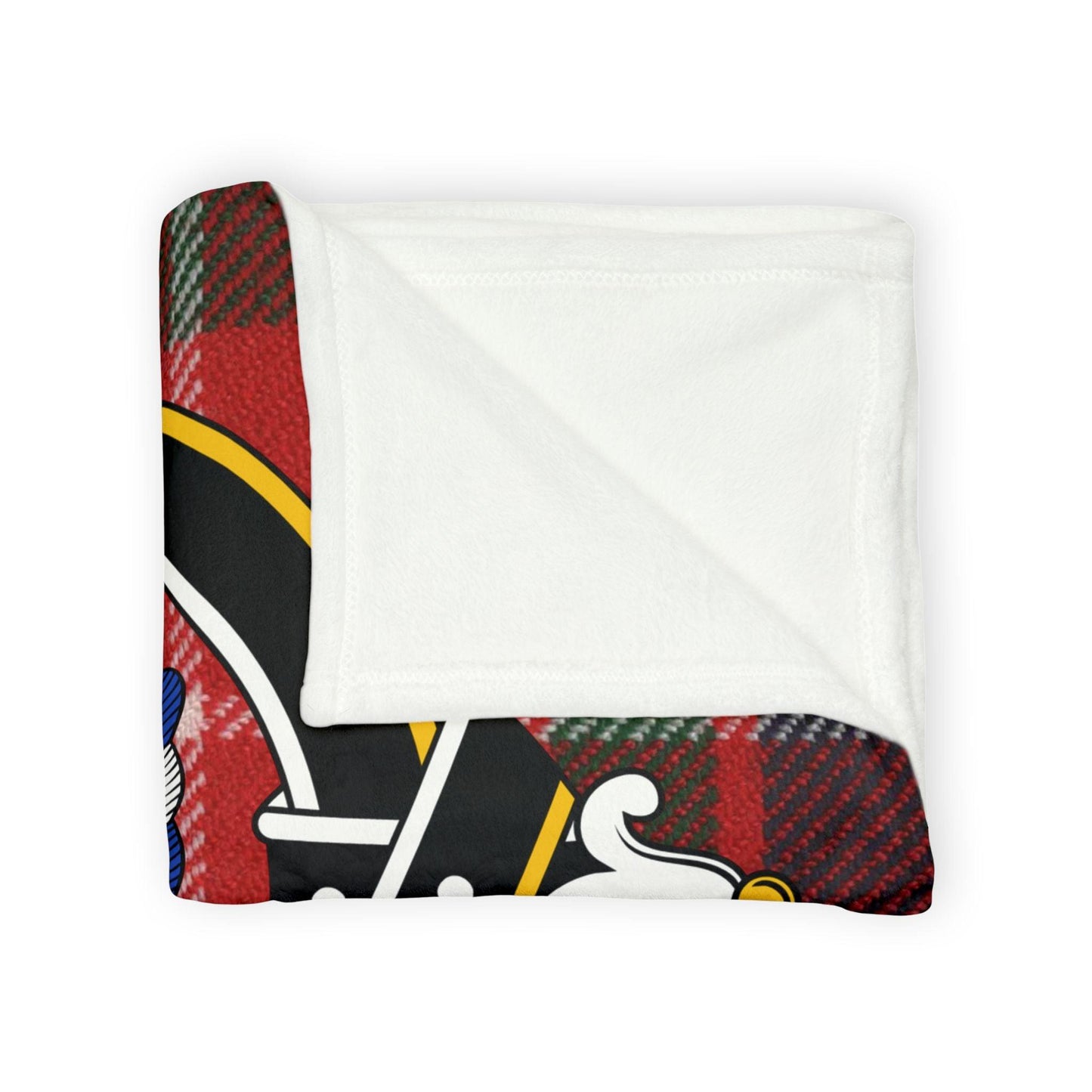 Fraser Clan Tartan Blanket – Scottish Crest Throw - Celtic Ancestry Gifts